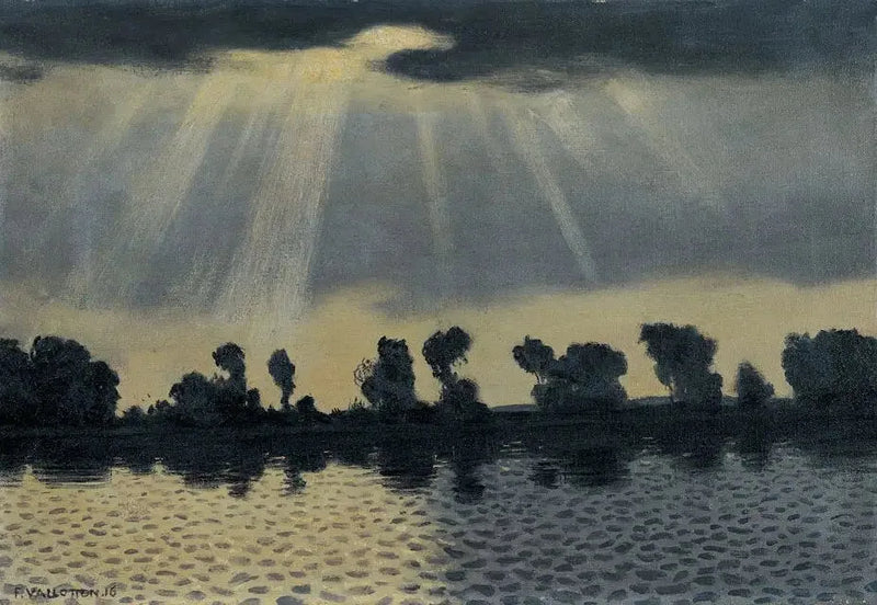 Seinen nära Andelys - Félix Vallotton
