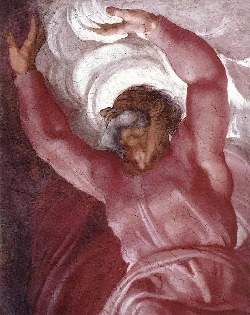 Ljuset och mörkrets separation - Michelangelo