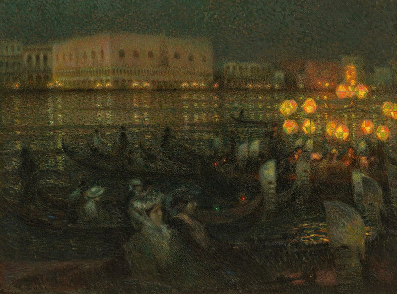 Serenad, Venedig - Henri Le Sidaner