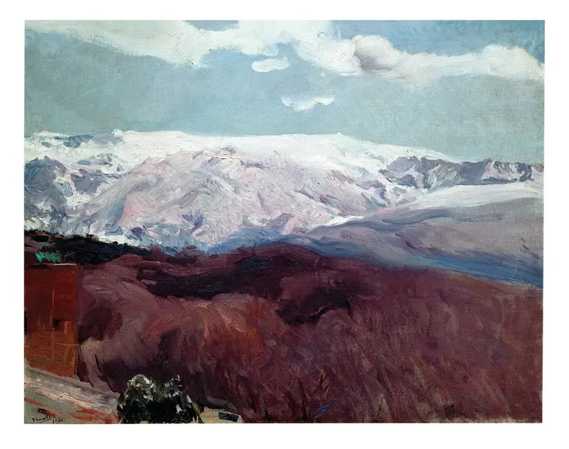 Sierra Nevada på vintern - Joaquín Sorolla