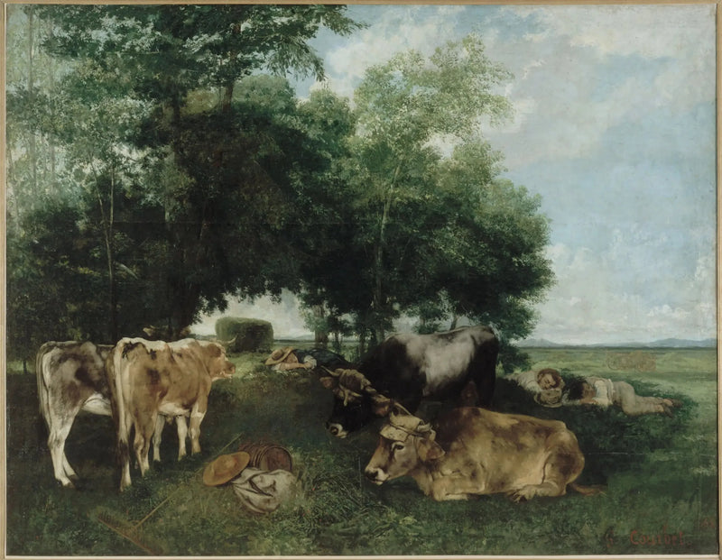 Lur under höstsängen - Gustave Courbet
