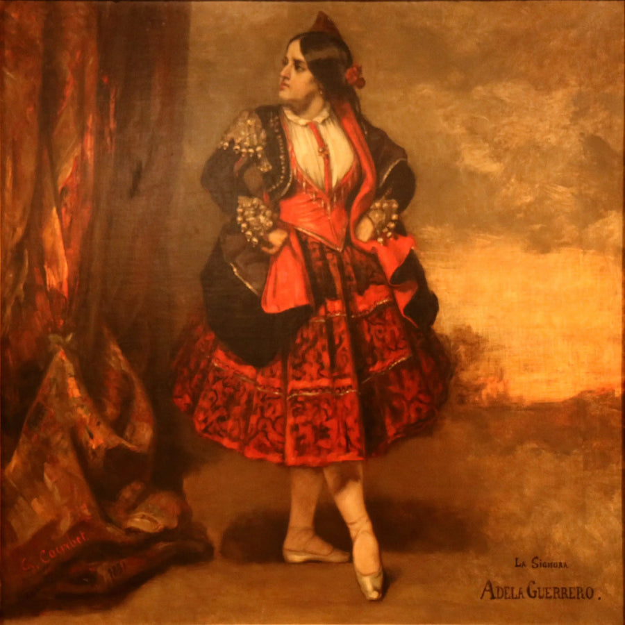 Fru Adela Guerrero, spansk dansare - Gustave Courbet