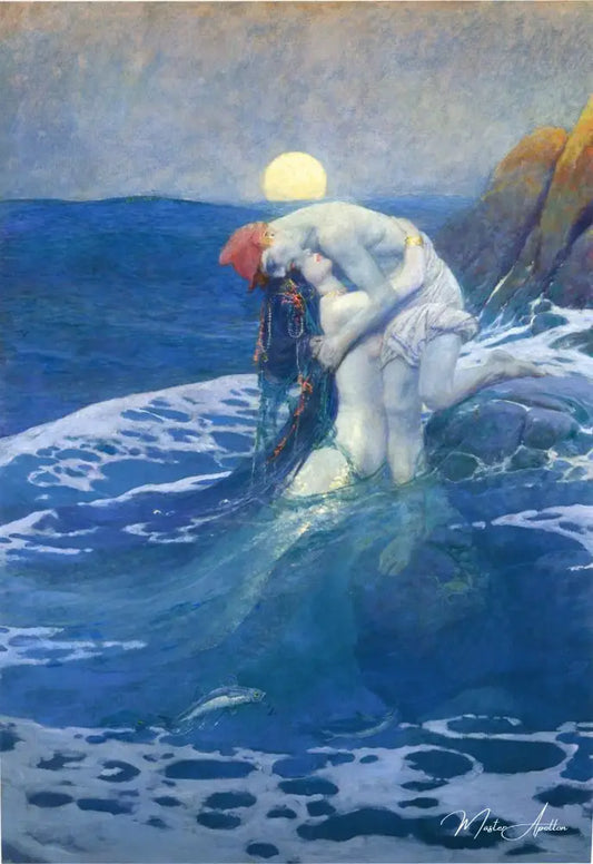 The Mermaid - Howard Pyle - Reproductions de tableaux et peintures haut de gamme