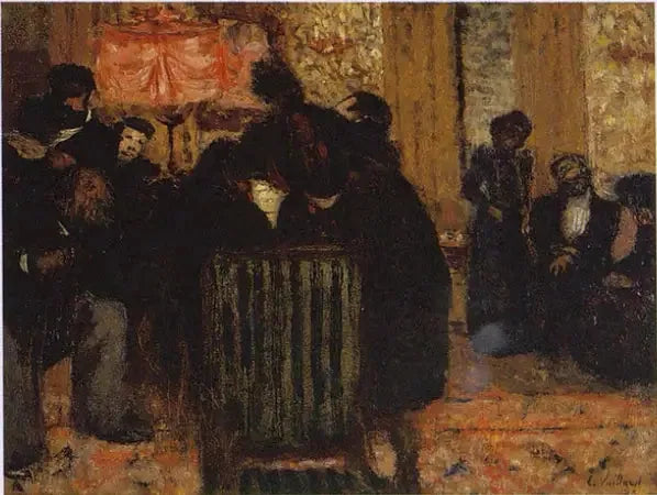 Den musikaliska kvällen - Édouard Vuillard