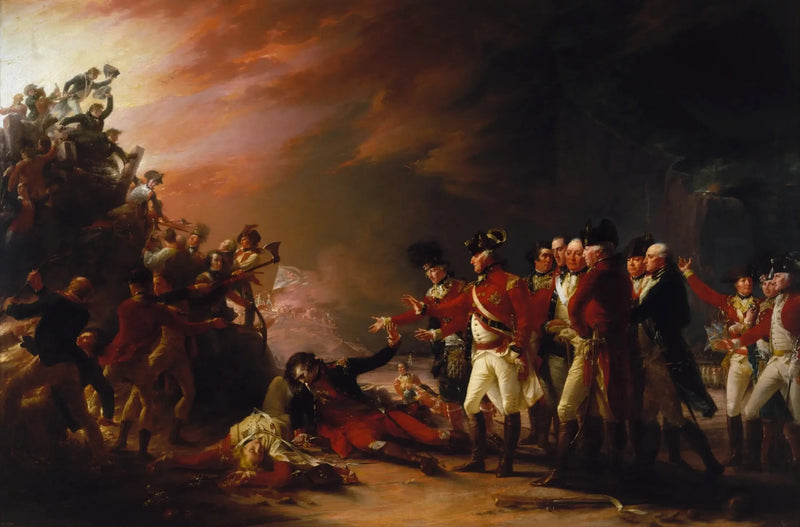 Gibraltar garnison lämnar på morgonen den 27 november 1789 - John Trumbull