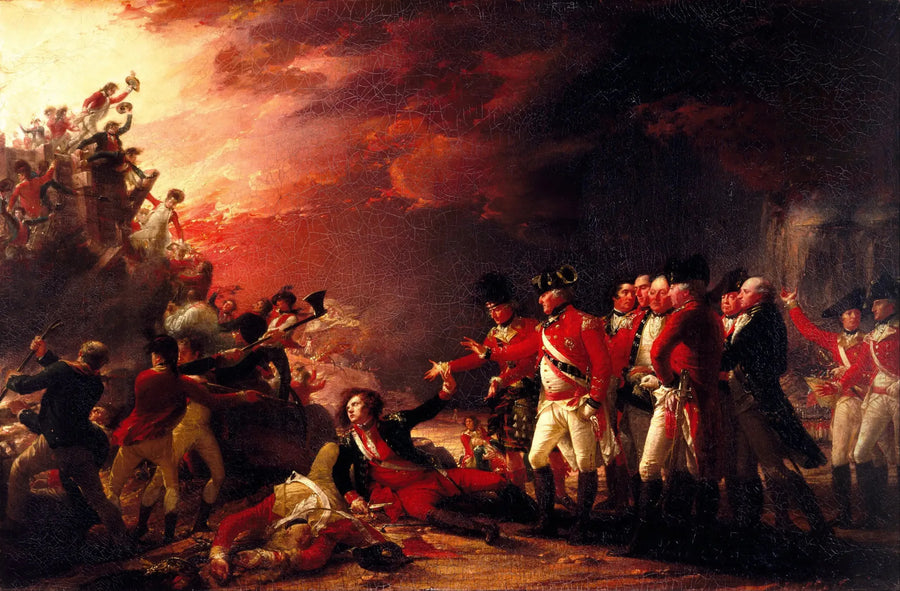 Gibraltars garnison utgång - John Trumbull