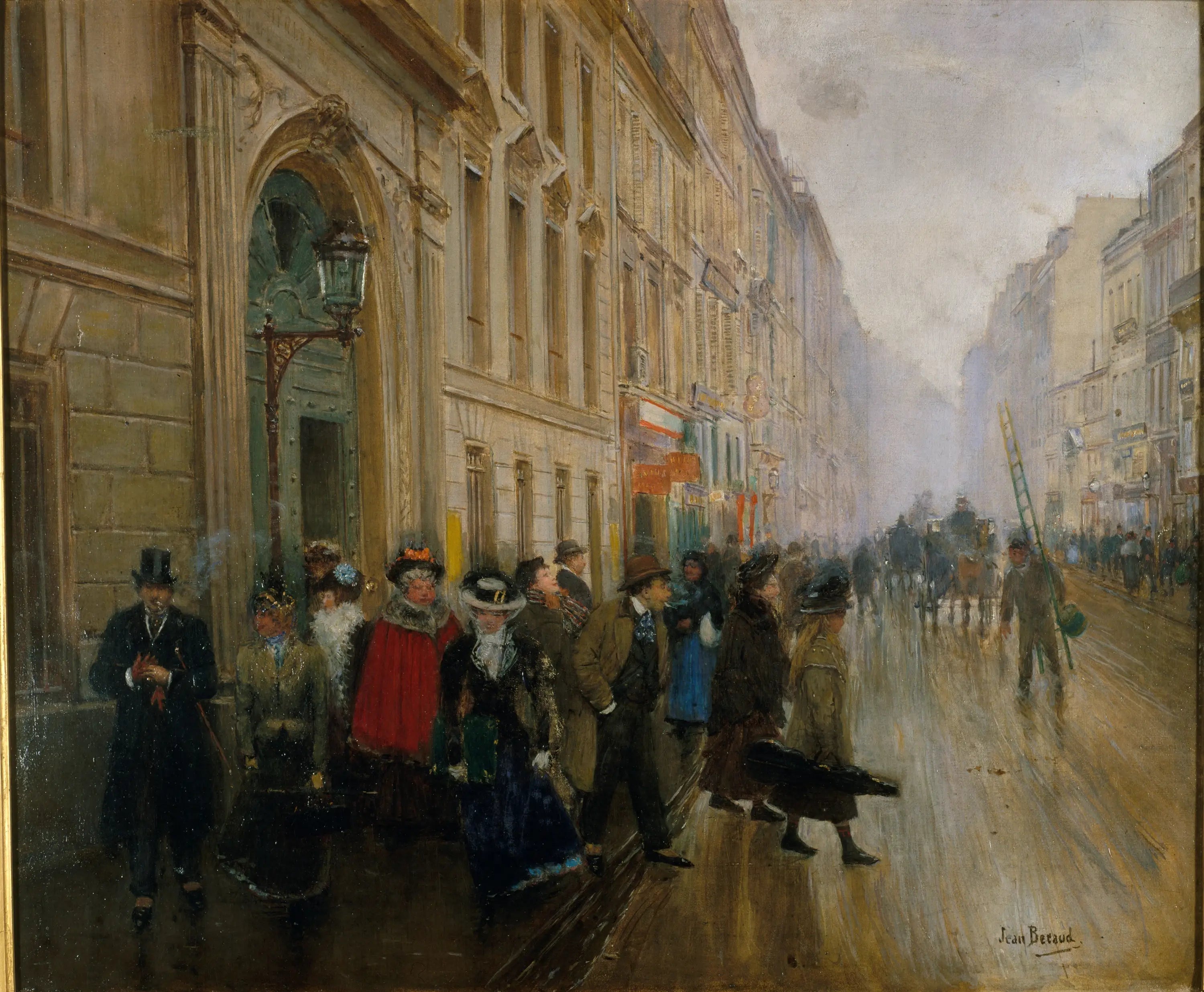 La sortie du conservatoire de musique - Jean Béraud - Alpha Reproduction