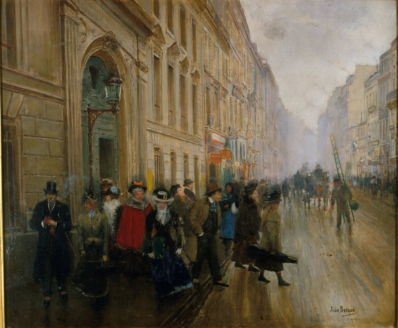 Musikskolans avgång - Jean Béraud