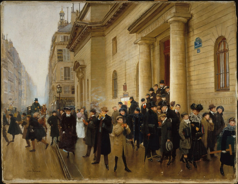 Utgången från gymnasiet Condorcet - Jean Béraud