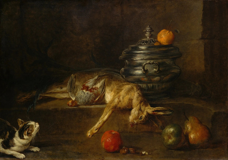 Den silvergrytan - Jean Siméon Chardin