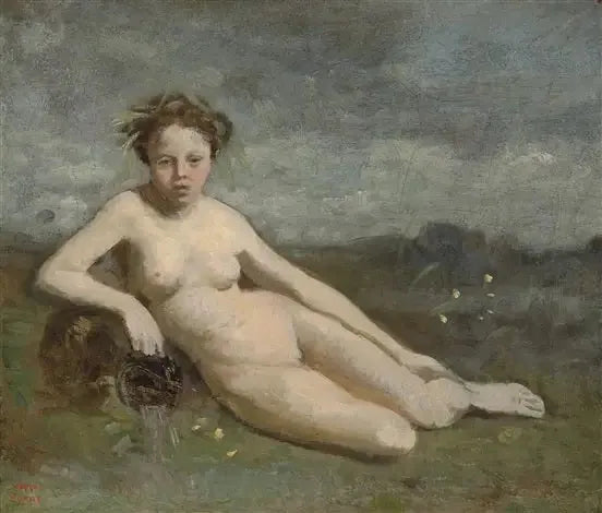 Källan - Jean-Baptiste Camille Corot