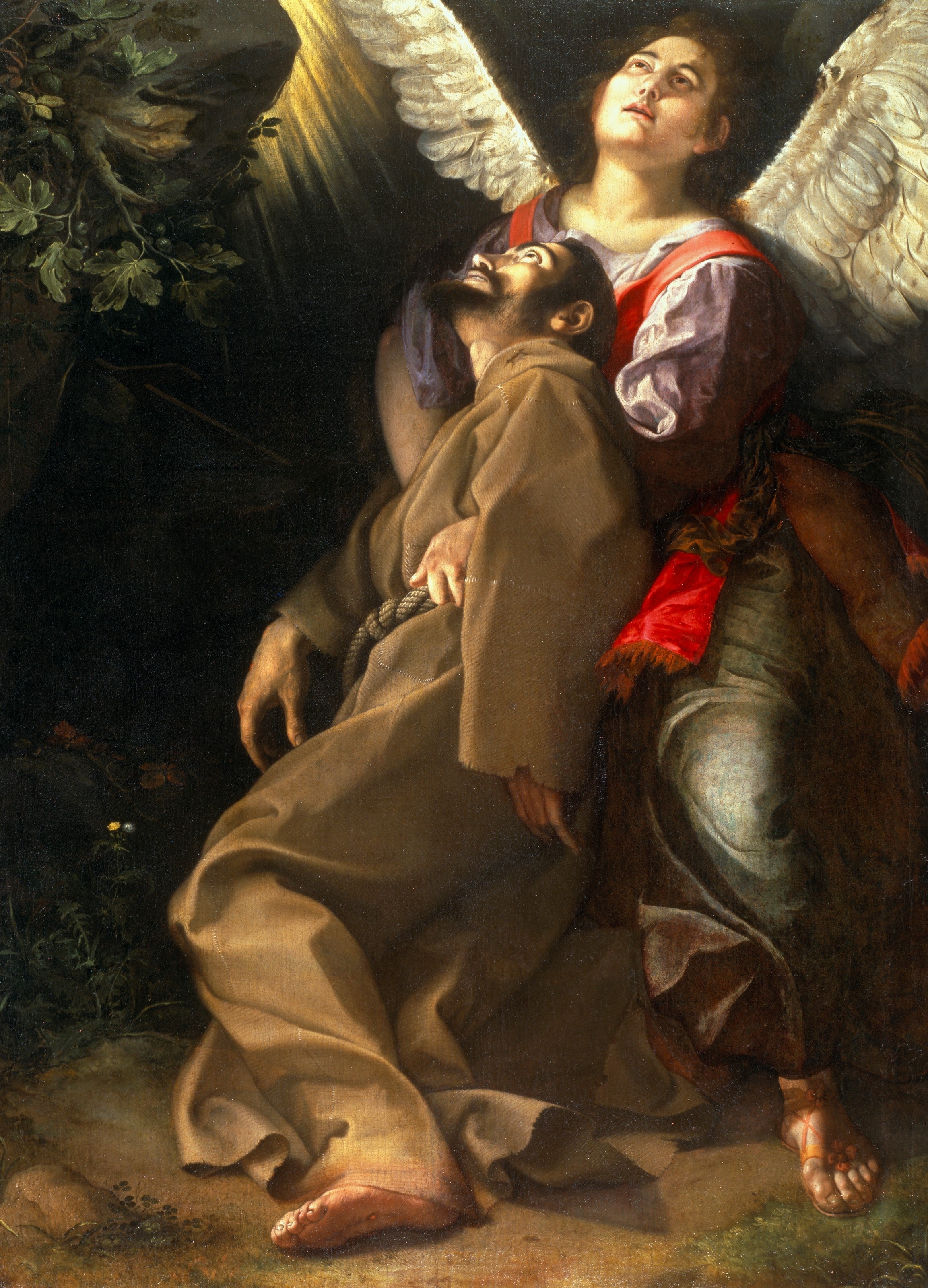 La stigmatisation de saint François - Orazio Gentileschi - Alpha Reproduction