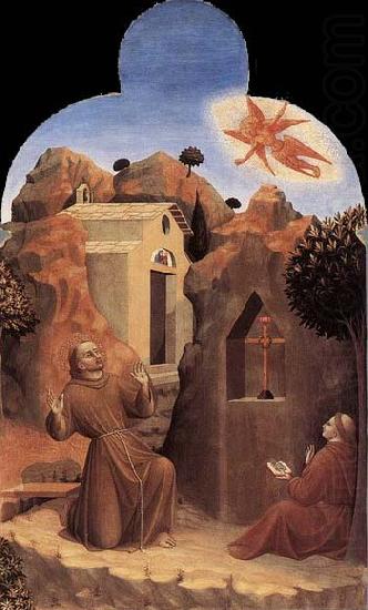 Stigmatiseringen av helige Franciskus - Stefano di Giovanni (Sassetta)