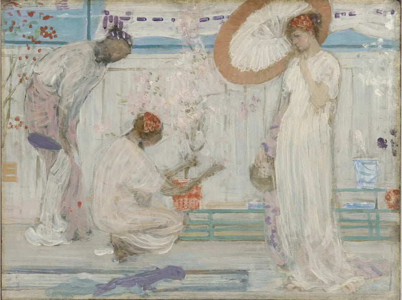 Den Vita Symfonin: Tre Flickor - James Abbott McNeill Whistler