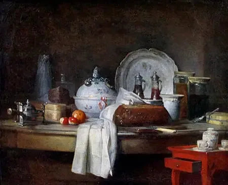Kontorsbordet - Jean Simeón Chardin