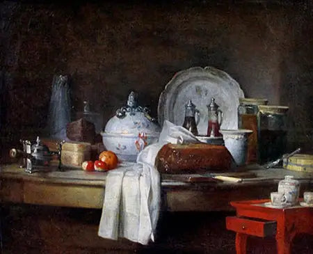 Kontorsbordet - Jean Simeón Chardin