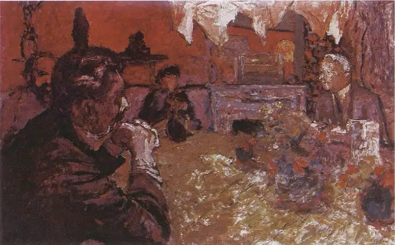 Cézanne-terrassen - Édouard Vuillard