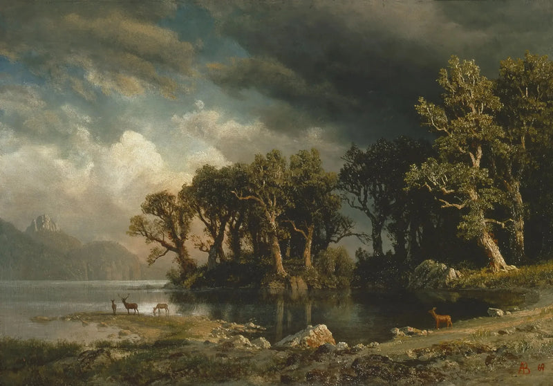 Den kommande stormen - Albert Bierstadt