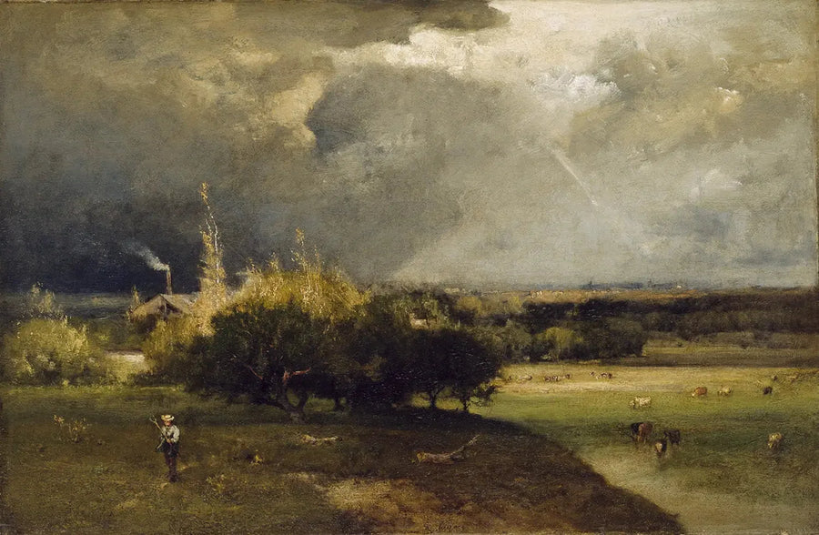 Den kommande stormen - George Inness
