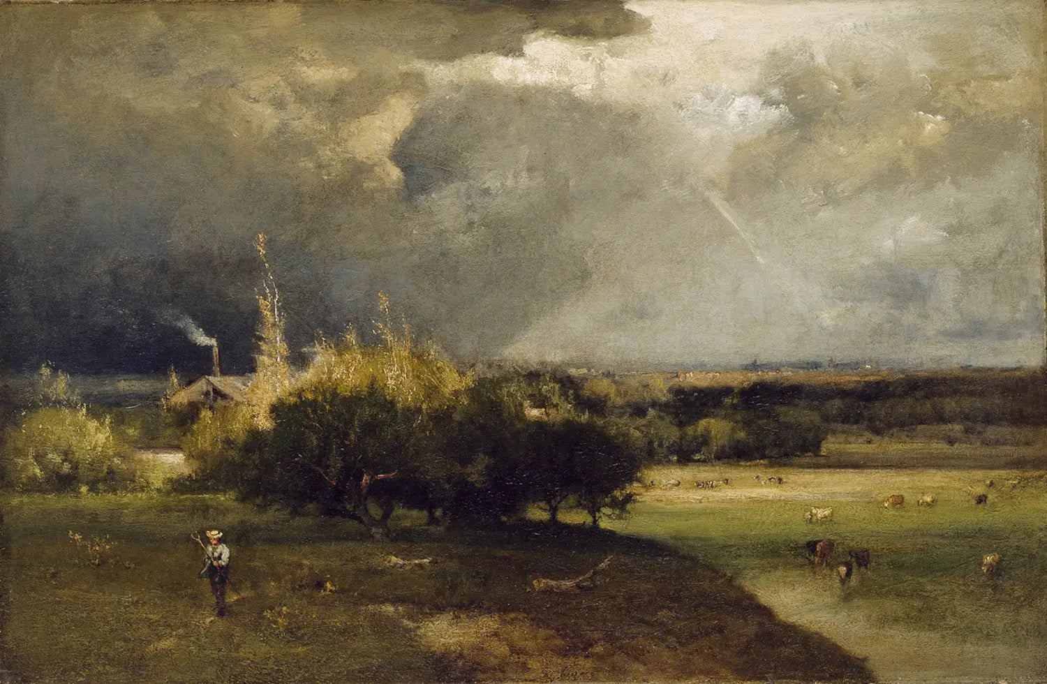 La tempête à venir - George Inness - Alpha Reproduction