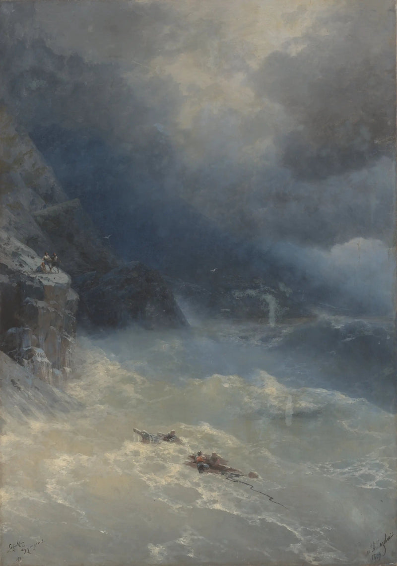 Börskris vid Kap Aya - Ivan Aïvazovski