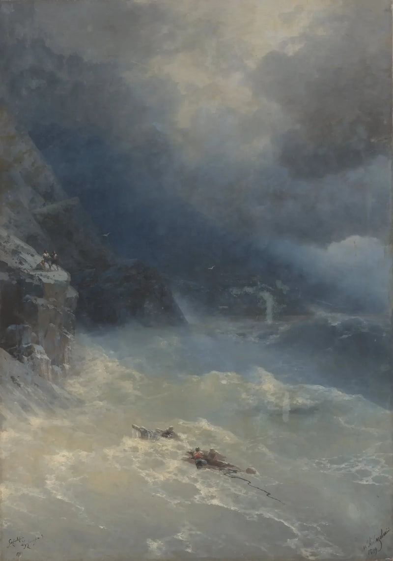 Börskris vid Kap Aya - Ivan Aïvazovski