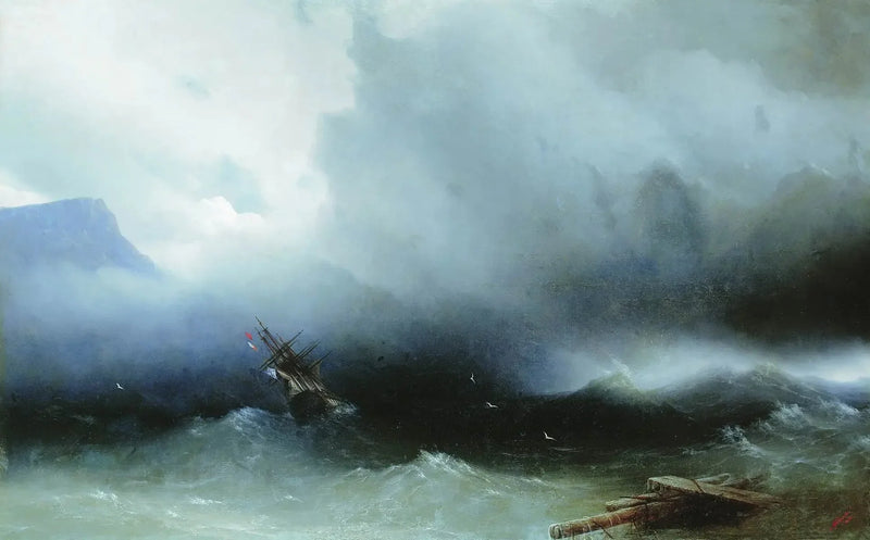 Stormen till sjöss - Ivan Aïvazovski
