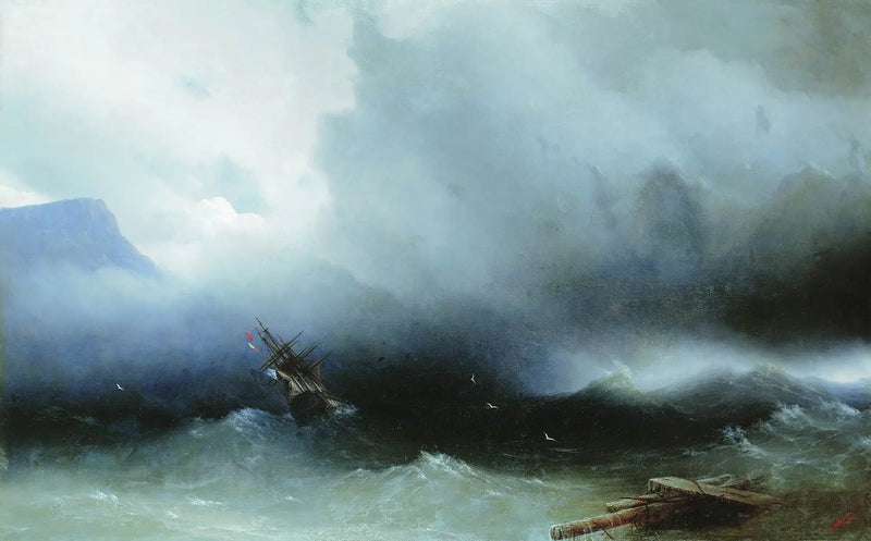 Stormen till sjöss - Ivan Aïvazovski