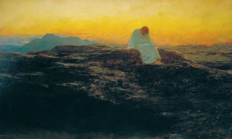 Frestelsen i öknen - Briton Rivière