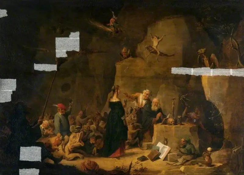 Saint Antons frestelse - David Teniers den yngre