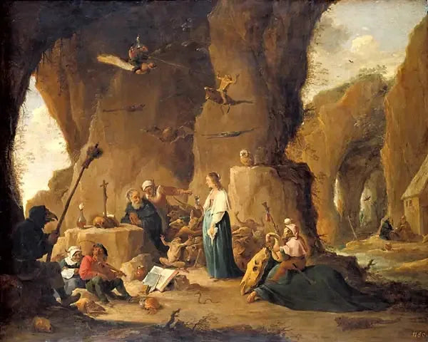 Sankt Antonius frestelse - David Teniers den yngre