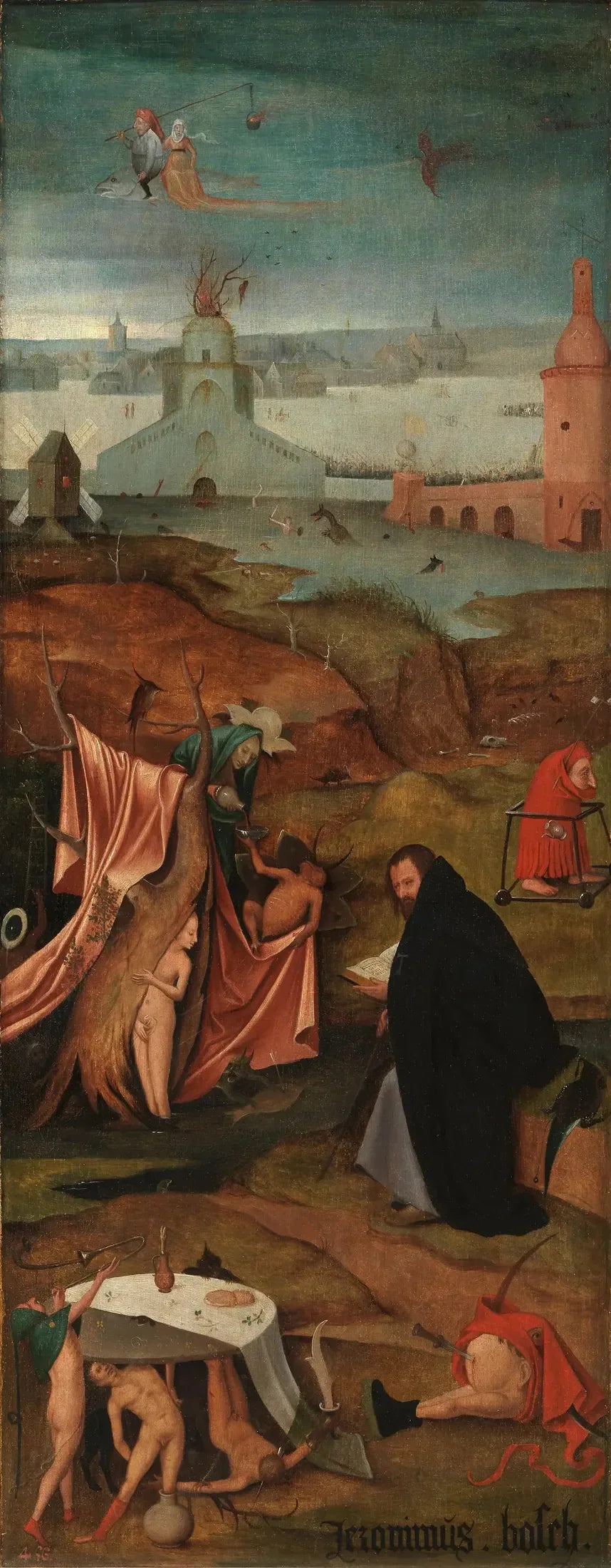 Saint Antons frestelse - Hieronymus Bosch