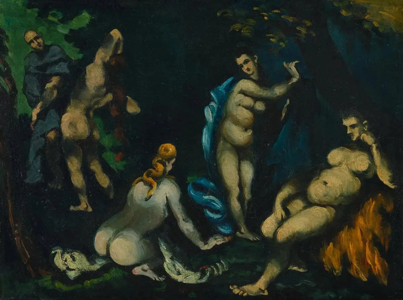 Frestelsen av helige Antonius - Paul Cézanne