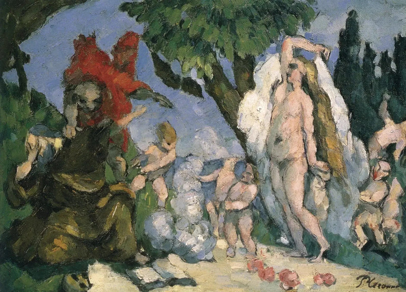 Frestelsen av helige Antonius - Paul Cézanne