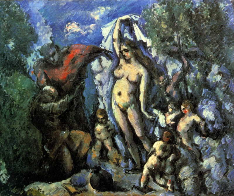 Frestelsen av helige Antonius - Paul Cézanne