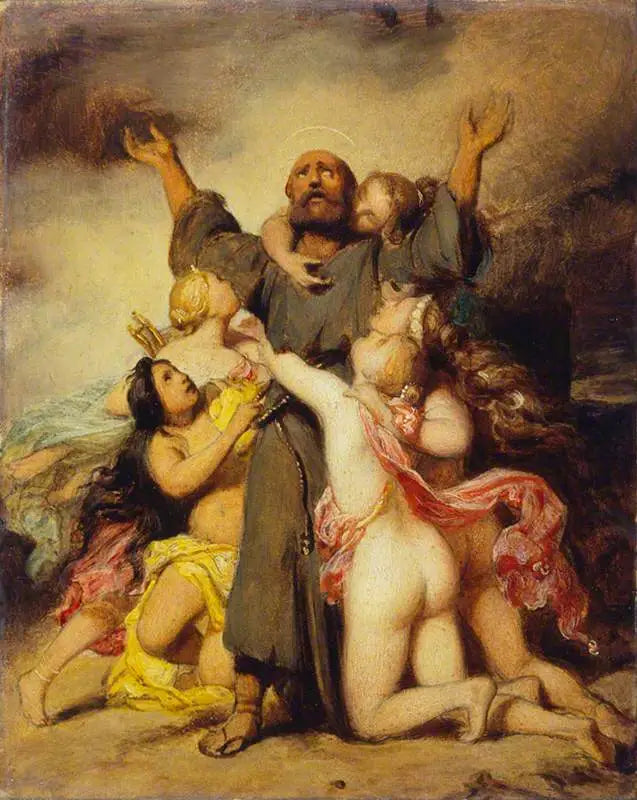 Saint Antons frestelse - Paul Delaroche