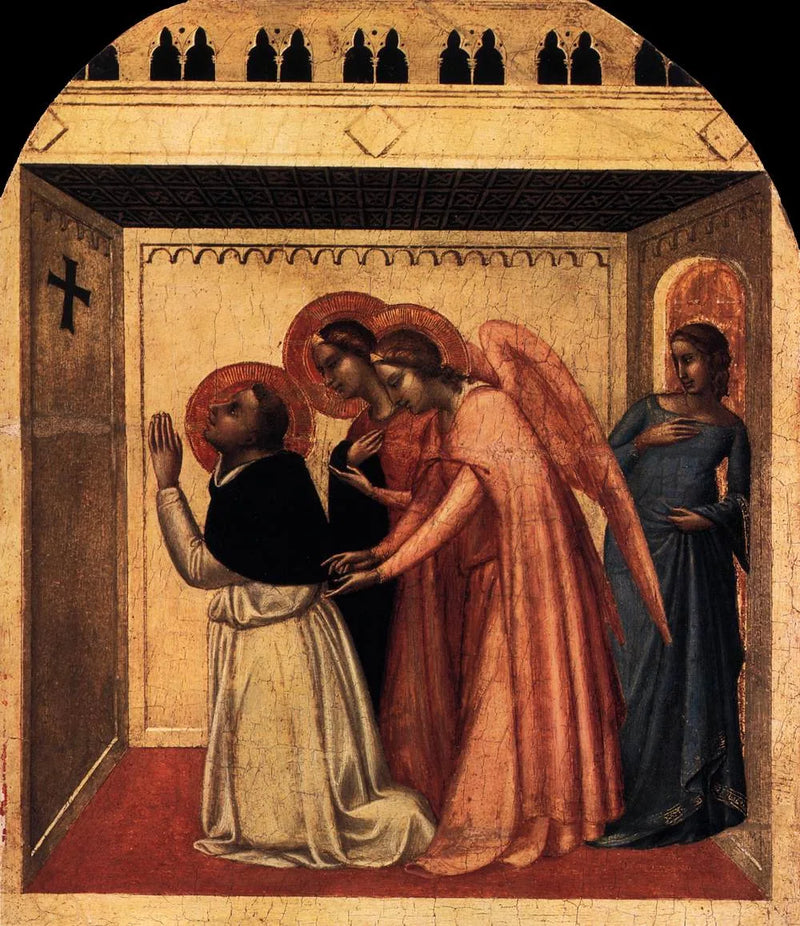 Thomas av Aquinas frestelse - Bernardo Daddi