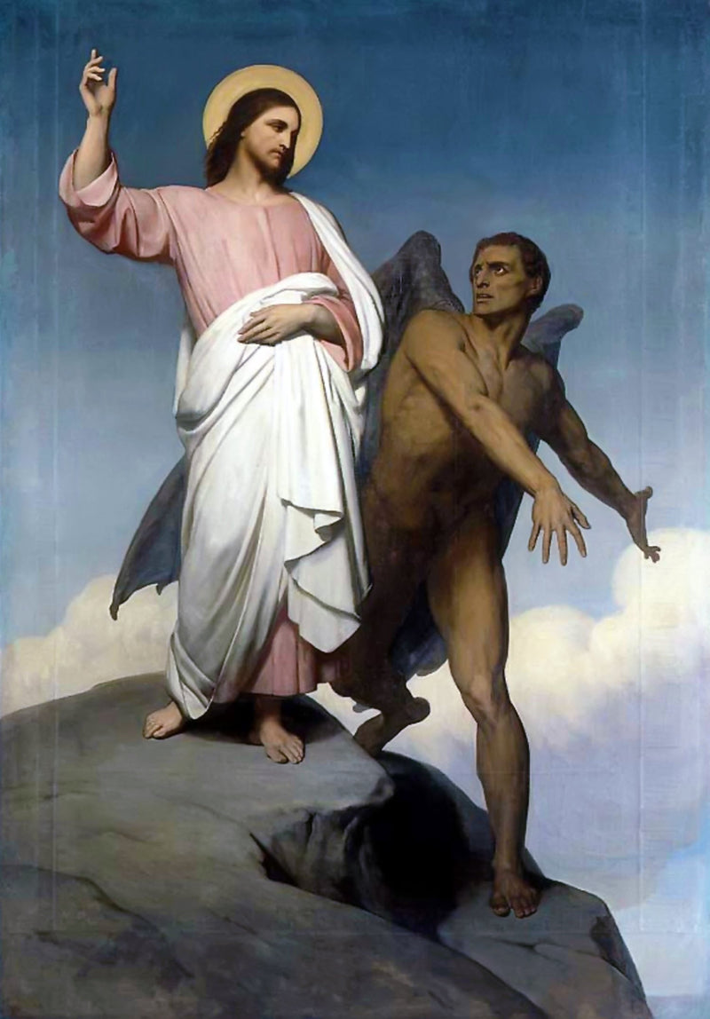 Frestelsen för Kristus - Ary Scheffer