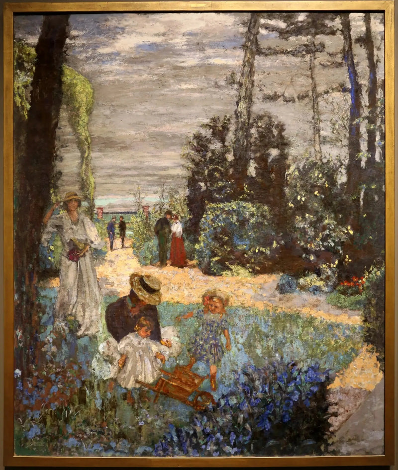 Terrassen vid Vasouy - Trädgården - Édouard Vuillard