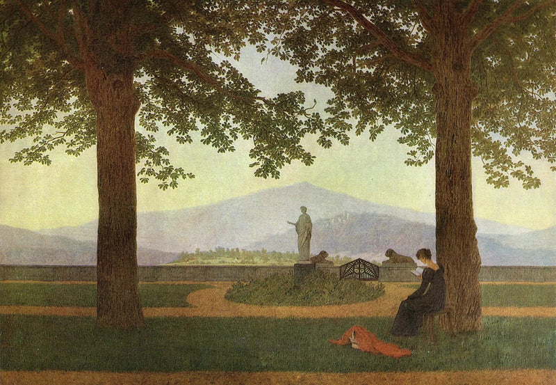 Trädgårdsterrassen - Caspar David Friedrich