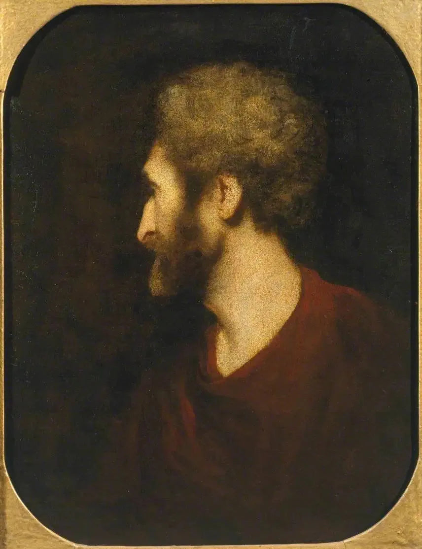 En mans huvud - Joshua Reynolds