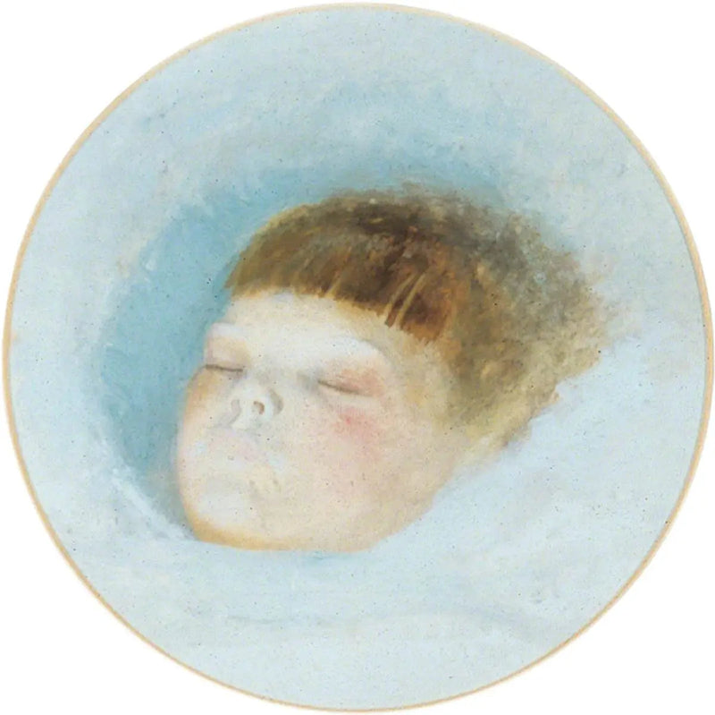 Gertrude Grimshaws huvud - John Atkinson Grimshaw