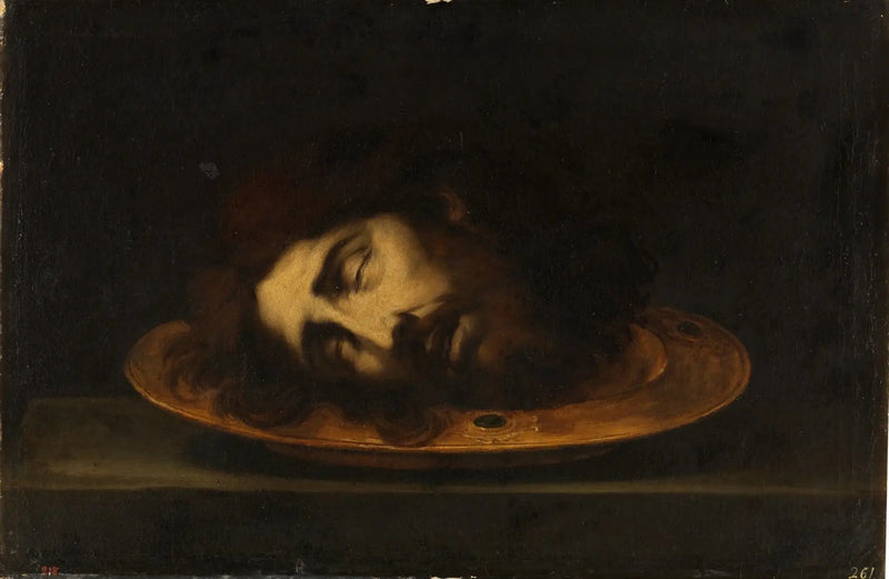 Sankt Johannes Döparens huvud - Bartolomé Esteban Murillo