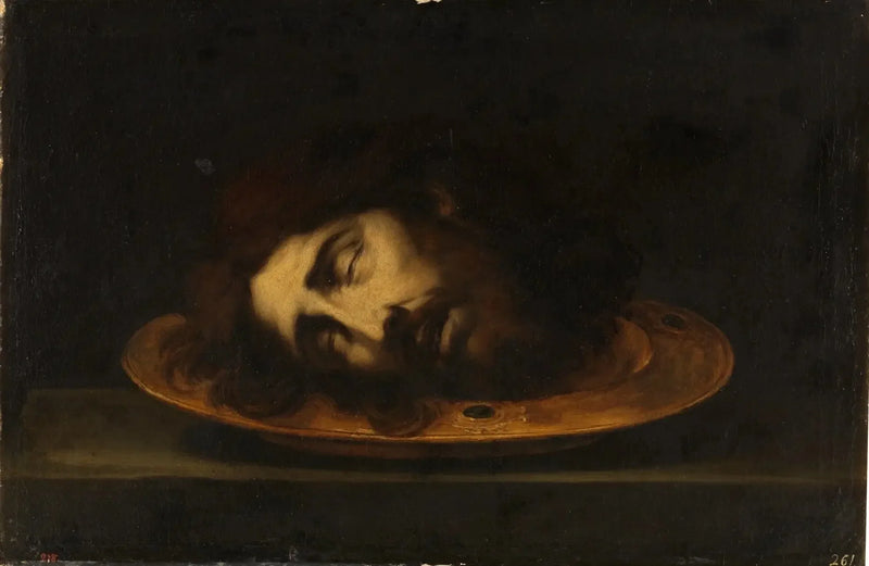 Sankt Johannes Döparens huvud - Bartolomé Esteban Murillo