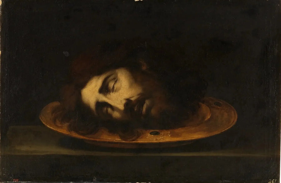 Sankt Johannes Döparens huvud - Bartolomé Esteban Murillo