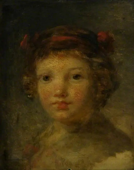 Ett barns huvud - Jean-Honoré Fragonard