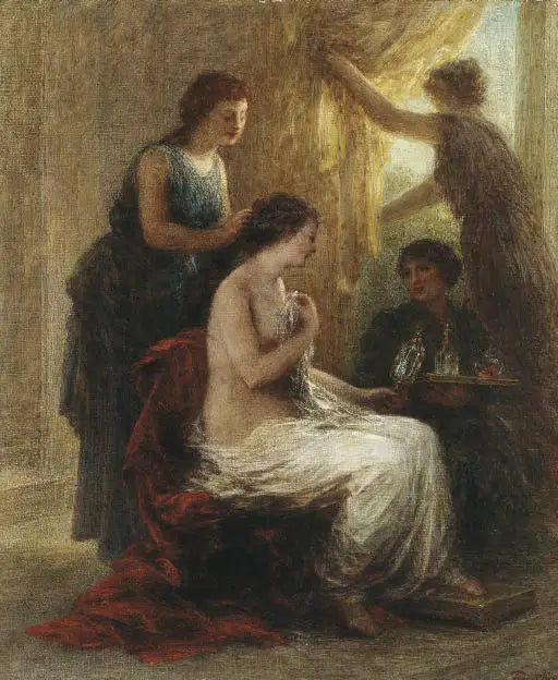 Den antika toaletten - Henri Fantin-Latour