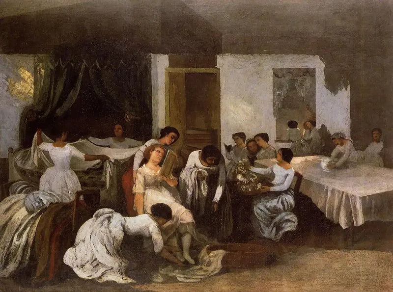 Dödsbadet - Gustave Courbet
