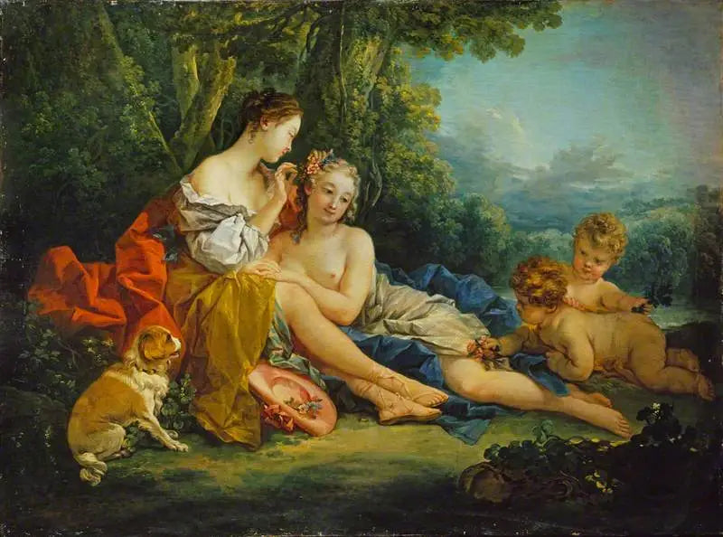 La toilette pastorale - François Boucher - Alpha Reproduction