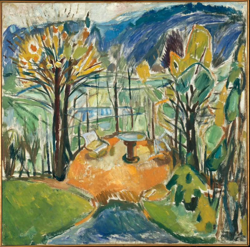 Lunden i slutet av hösten - Edvard Munch